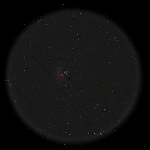 散光星雲と散開星団の重なりM16