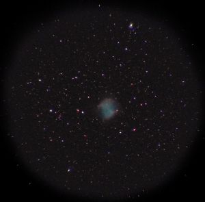あれい星雲の淡い部分も現れました