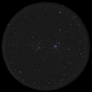 ED103Sで二重星団撮影
