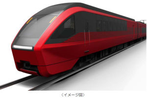 近鉄が発表した名阪特急新型車両イメージ図